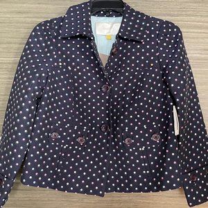 Anthropologie Leifsdottir Jacquard Cropped Jacket size 2  nwt